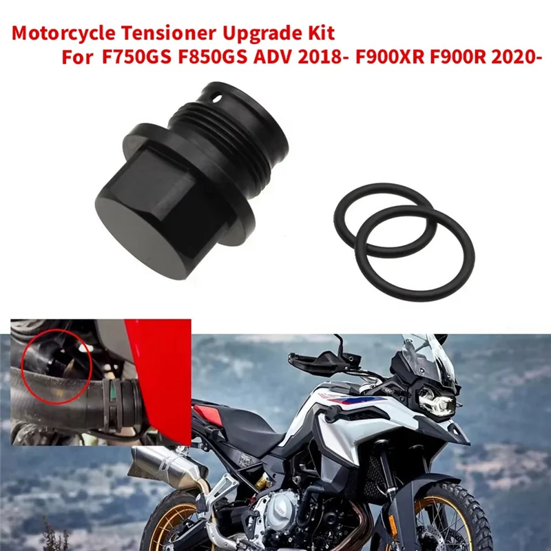 

A99F-Motorcycle Tensioner Upgrade Kit For BMW F750GS F850GS ADV 2018- F900XR F900R 2020- Tensioner Improves Tooth Skipping
