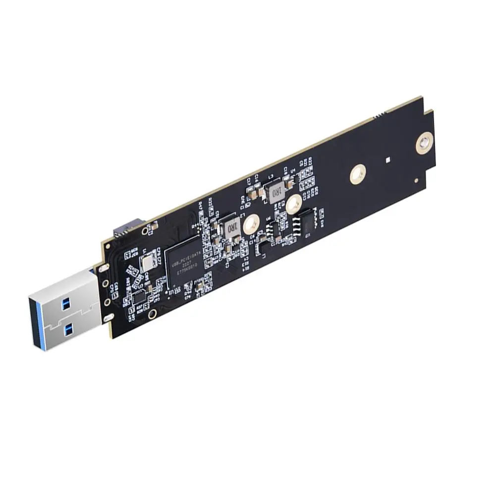Adattatore M.2 SSD SATA/NVMe a USB 3.1 Custodia chiave B + chiave M/chiave M SSD a disco USB Box M2 Riser 3.1 Scheda scheda esterna Adattatore rigido H7K5