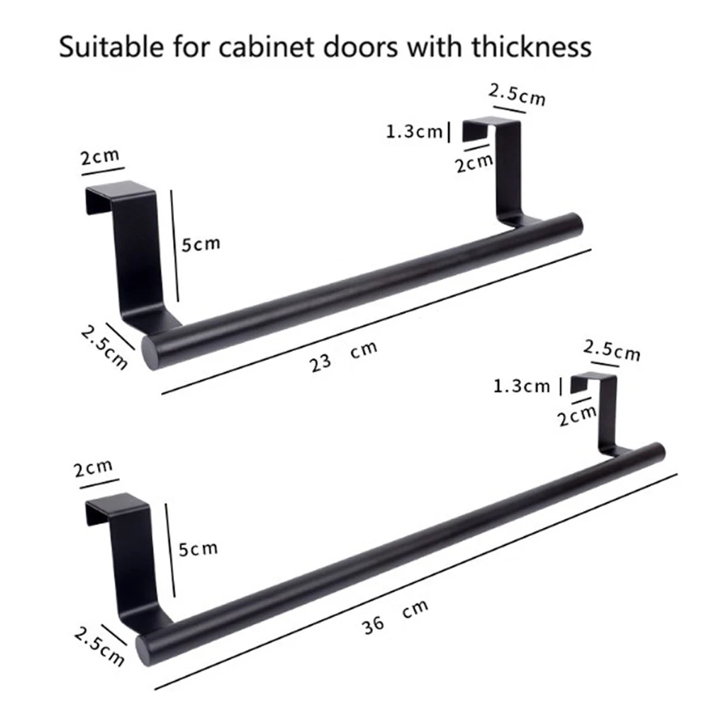 Portasciugamani in acciaio inossidabile porta dell\'armadio da cucina appendiabiti scaffale da bagno scaffale per la casa accessori per il bagno