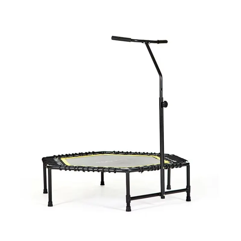 40Inch Indoor Children's Unisex Fitness Mini Trampoline Without Protective Net Customized Color With Handle for Sale