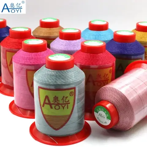 210D/6  High Strength Waxing Bonded Thread Easy Hand for Leather Sewing Good Wear-resisting Non Strands Wax Thread 0.5mm