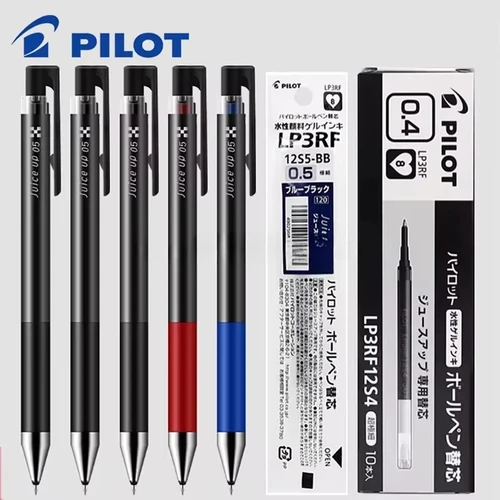 Pilot Juice Up-Bolígrafo de Gel, punta de escritura de 0,4mm, punta ST, LJP-20S4, recarga reemplazable, tinta roja/azul/negra, suministros de papelería, regalo