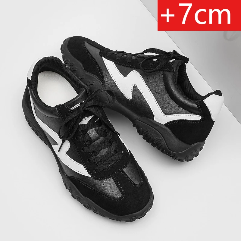 New Couple Sports Shoes 35-44, Fashionable and Trendy Design, Luxury Casual Sports Shoes, with An Inner Height Increase of 7cm