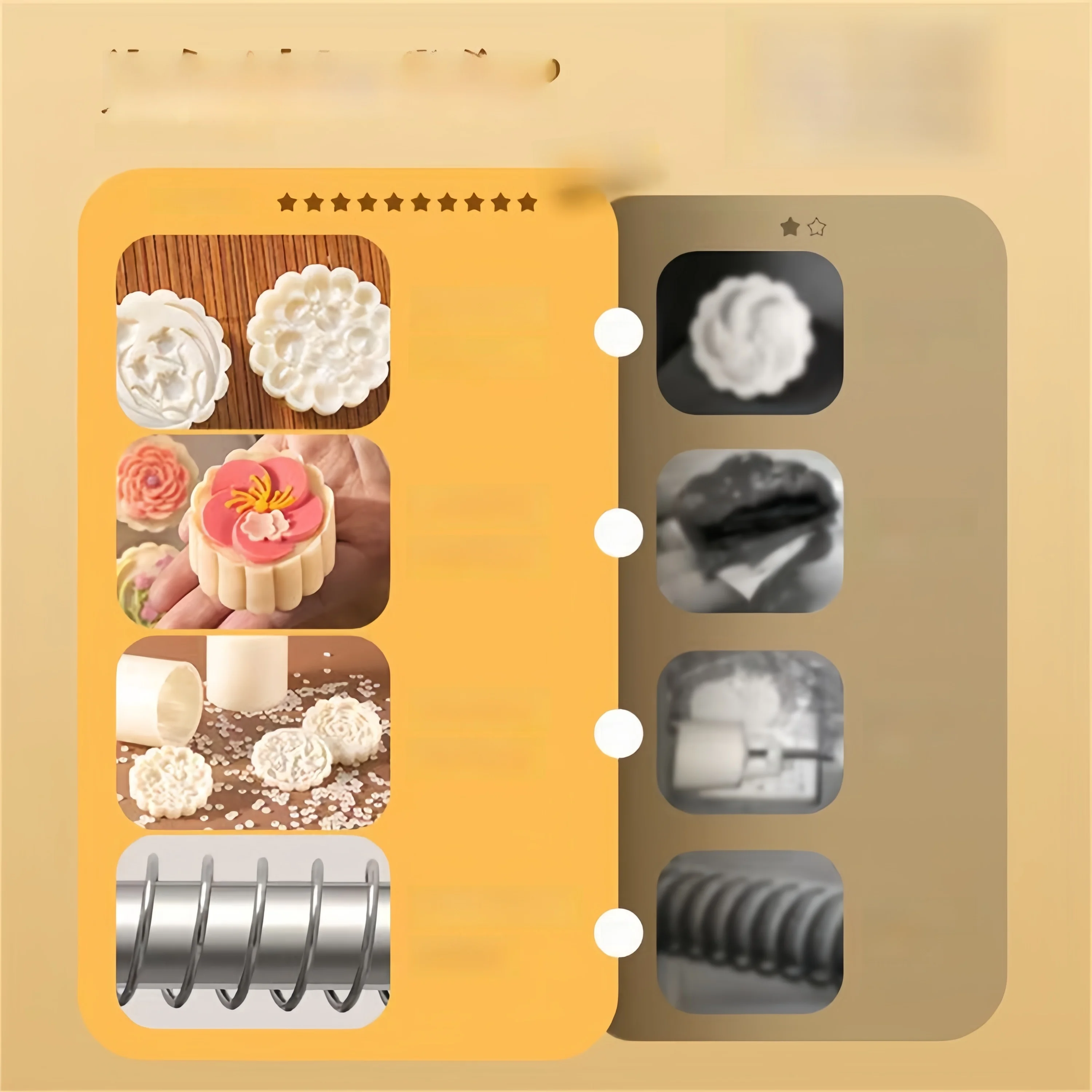 

2026 New Hand Pr Sle Mooncake Mold 75g 50g Ice Skin Cartoon Food ade Mid-Autumn Festival ular Household Baking Tool