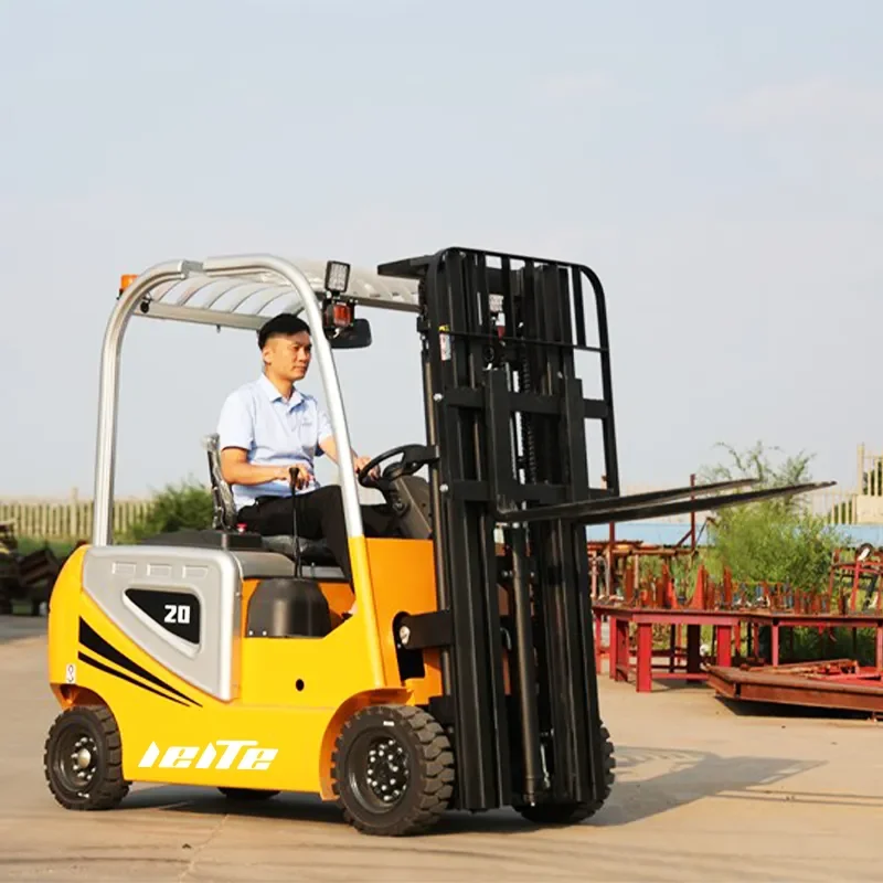 Top Quality Hot Sale Factory Price Balanced Side Shift 4x4 2 Ton Electric Forklift Truck