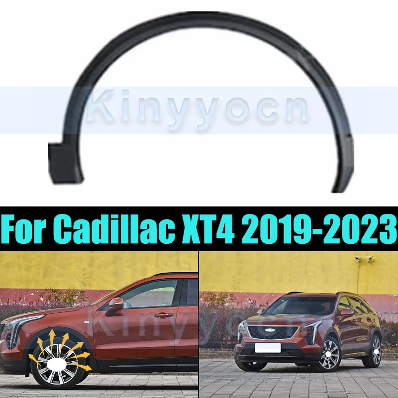 

Front/Rear Car Wheel Arch Moulding For Cadillac XT4 2019-2023 Fender Eyebrows Wheel Arches Car Assecories