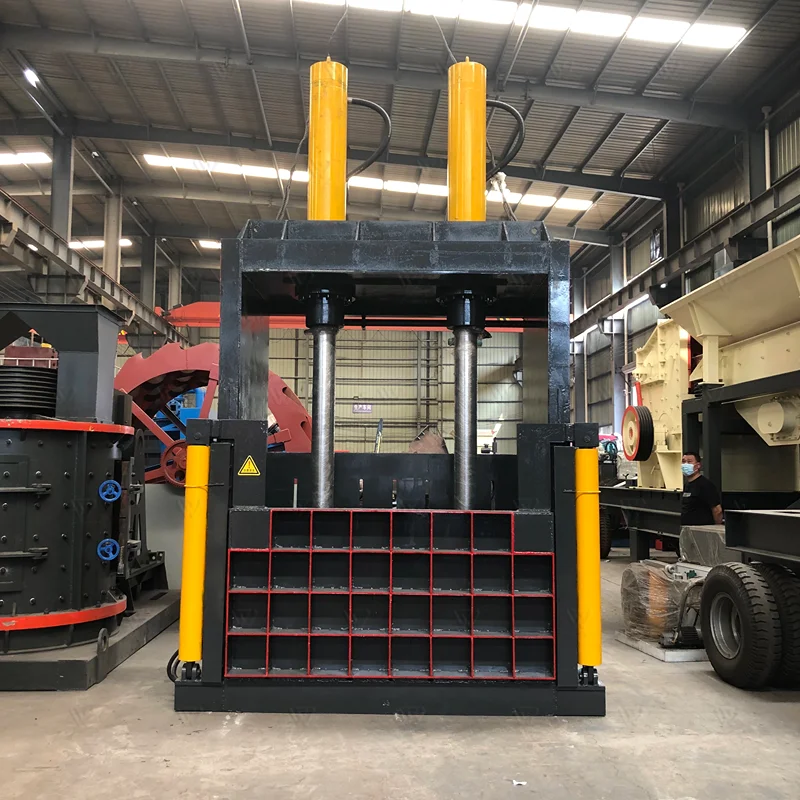 Auto Hydraulic Baler for Plastic Cardboard Compactor Motor Belt Drive Baling Press Machine Custom