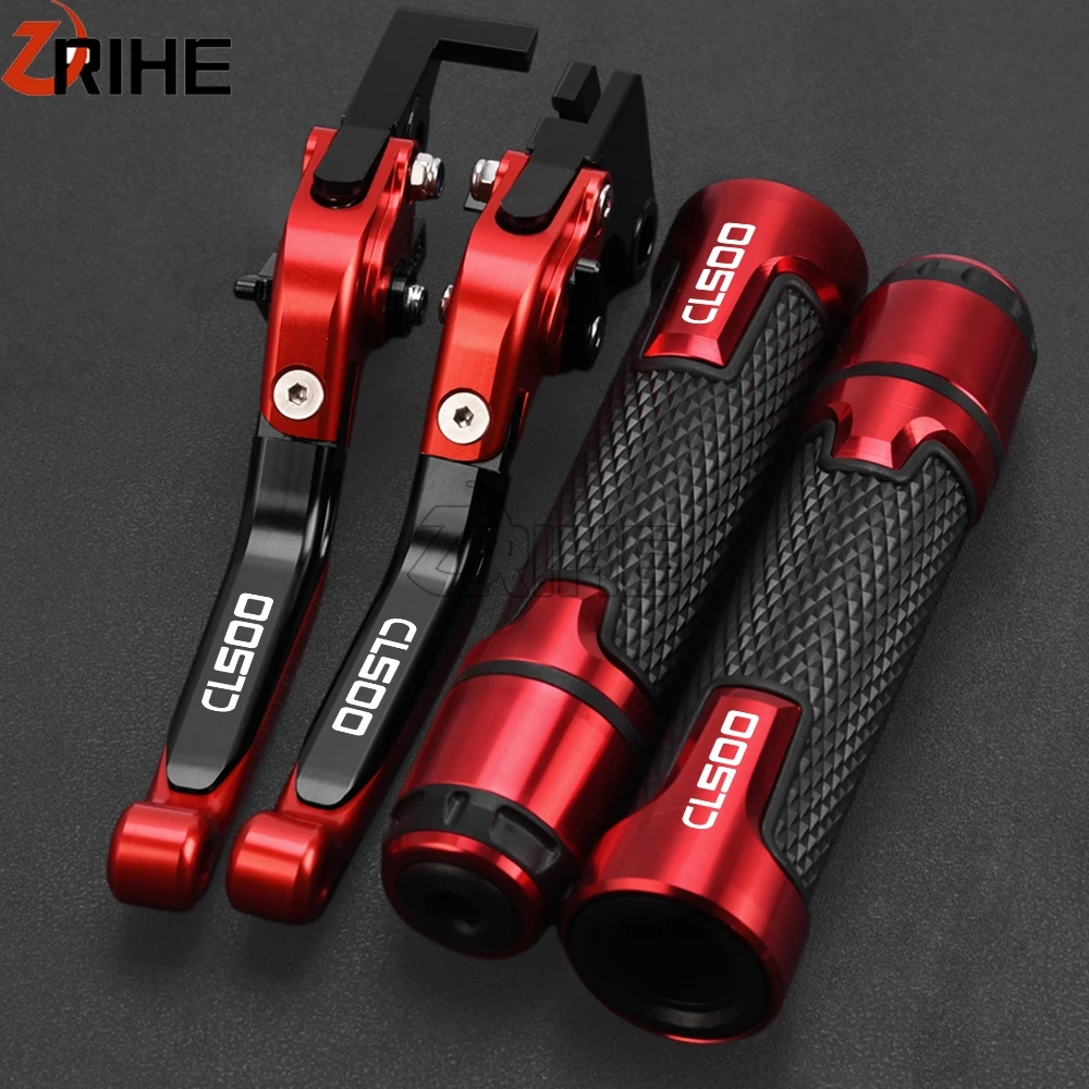 

FOR HONDA CL500 CL300 CL 300 500 2023 2024 Motorcycle CNC Accessories Adjustable & Extendable Brake Clutch Levers Handbar Grips