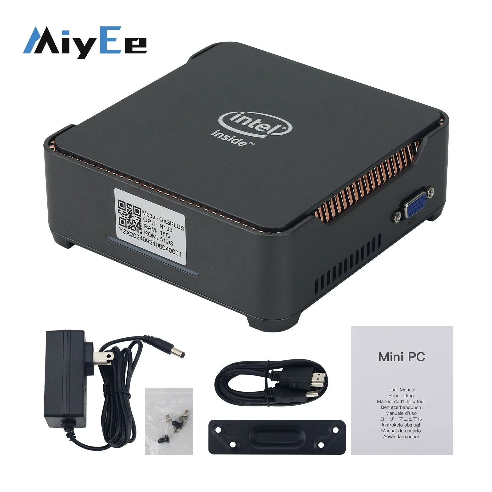 GK3PLUS N100 Mini PC Mini Computer Desktop Gaming Computer with