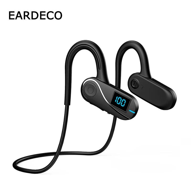 

EARDECO Air Conduction Wireless Headphones Sport Bluetooth Headphone Neckband Headset Hearing Aids Earphones Handsfree With Mic