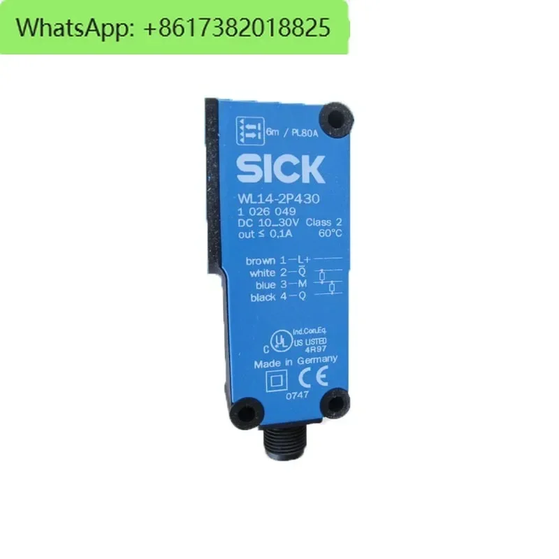 

WL14-2P430 small photoelectric sensor double lens detection principle induction distance 0.15-4m original genuine
