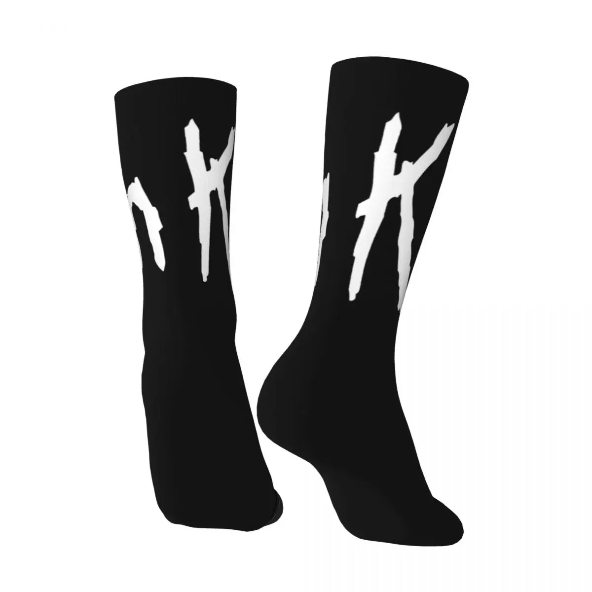 Korn Band Socks Harajuku Music Rock Stockings Autumn Anti-Slip Unisex Men Socks Soft Breathable Printed Running Sports Socks