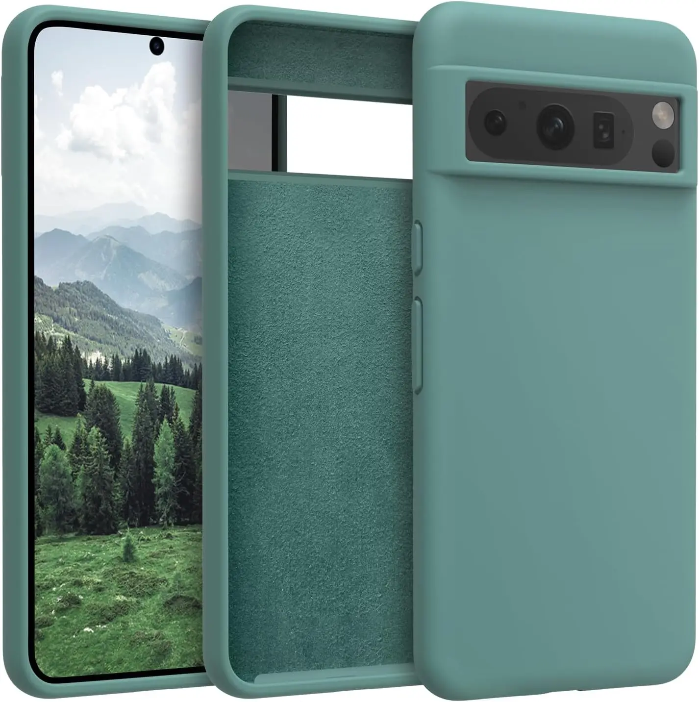 

For Google Pixel 8 Pro Case Silicone Shockproof Slim Thin Phone Case for Google Pixel 8 Pro