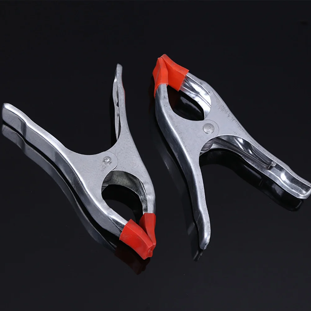 

6Pcs Woodworking Spring Metal Clamps 6 Inch Heavy Duty Clamp Ergonomic Non-Slip Handle Strong Grip for Carpentry Assembly
