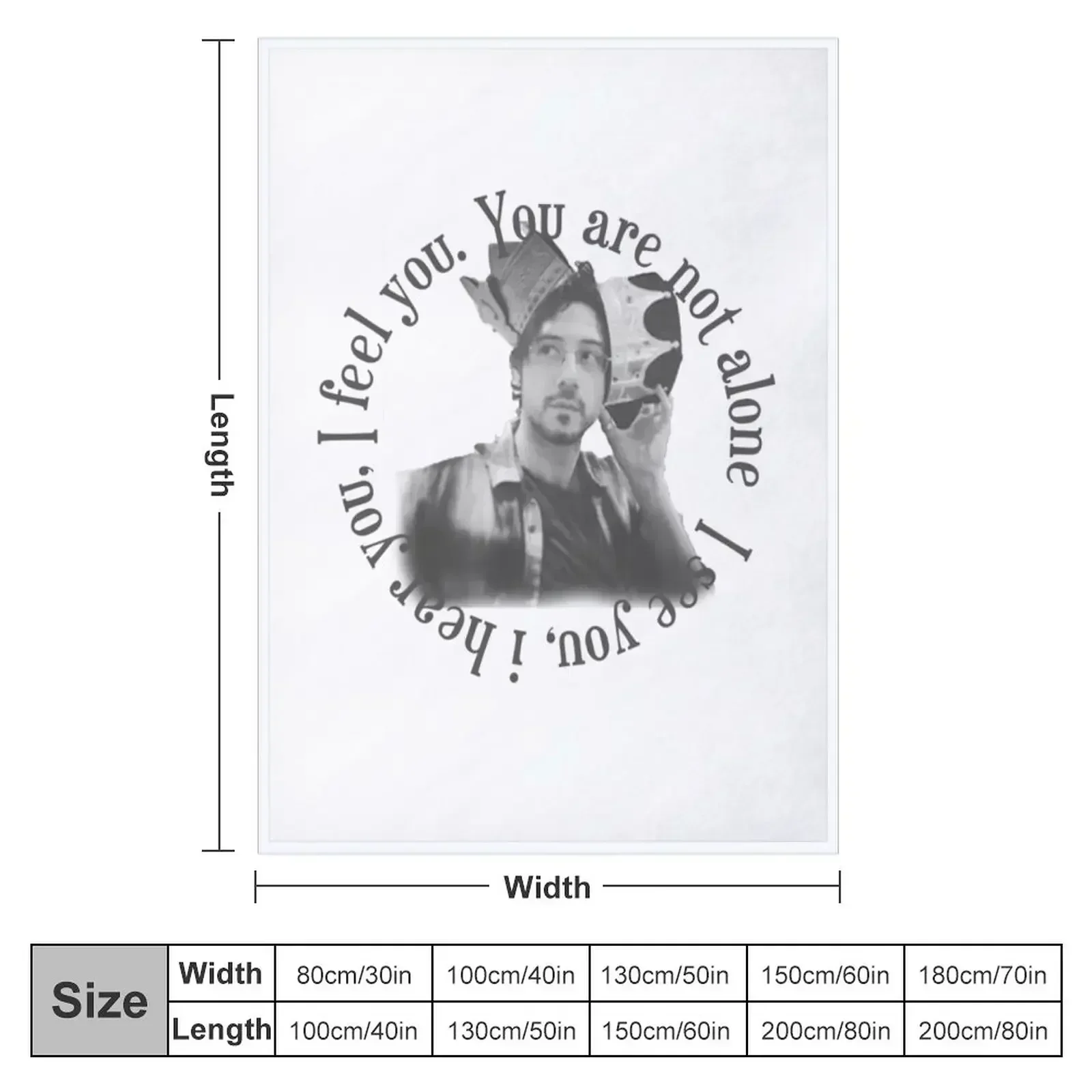 Hale Appleman Tweet of hope Throw Blanket christmas gifts warm for winter for babies Thermal Blankets
