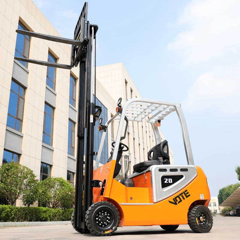 Hot Sale 2 Ton Electric Forklifts Hydraulic Meters Small Electric New Forklift Fast Delivery 4x4 All Terrain Battery Customized