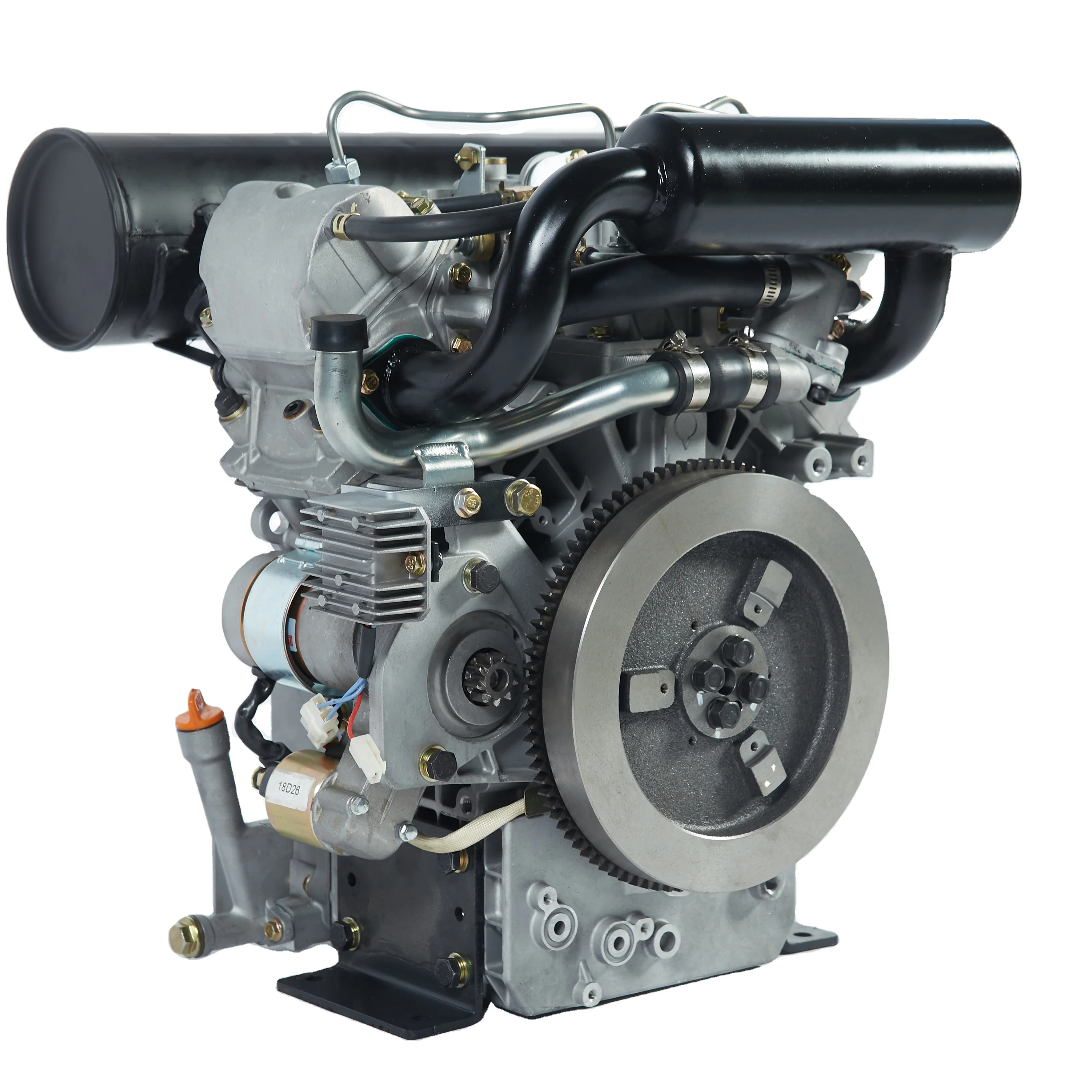 KAIST V-TYPE WATER COOLED TWO CYLINDER DIESEL ENGINE