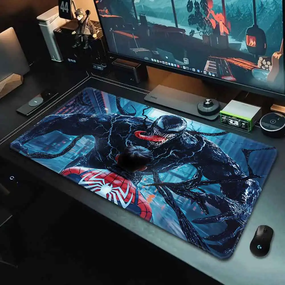 M-Marvel Movie Hero venoms Mousepad HD Printing Computer Gamers Locking Edge Non-slip Mouse Pad XXL90x40cm Keyboard PC Desk Pad