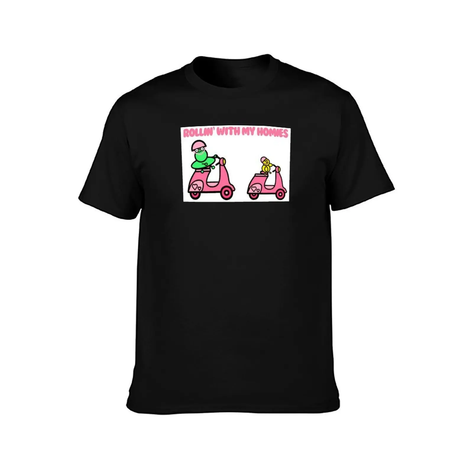 Moop and Meep - Rollin' with my homies T-Shirt man t shirts high quality luxury brand T-Shirt