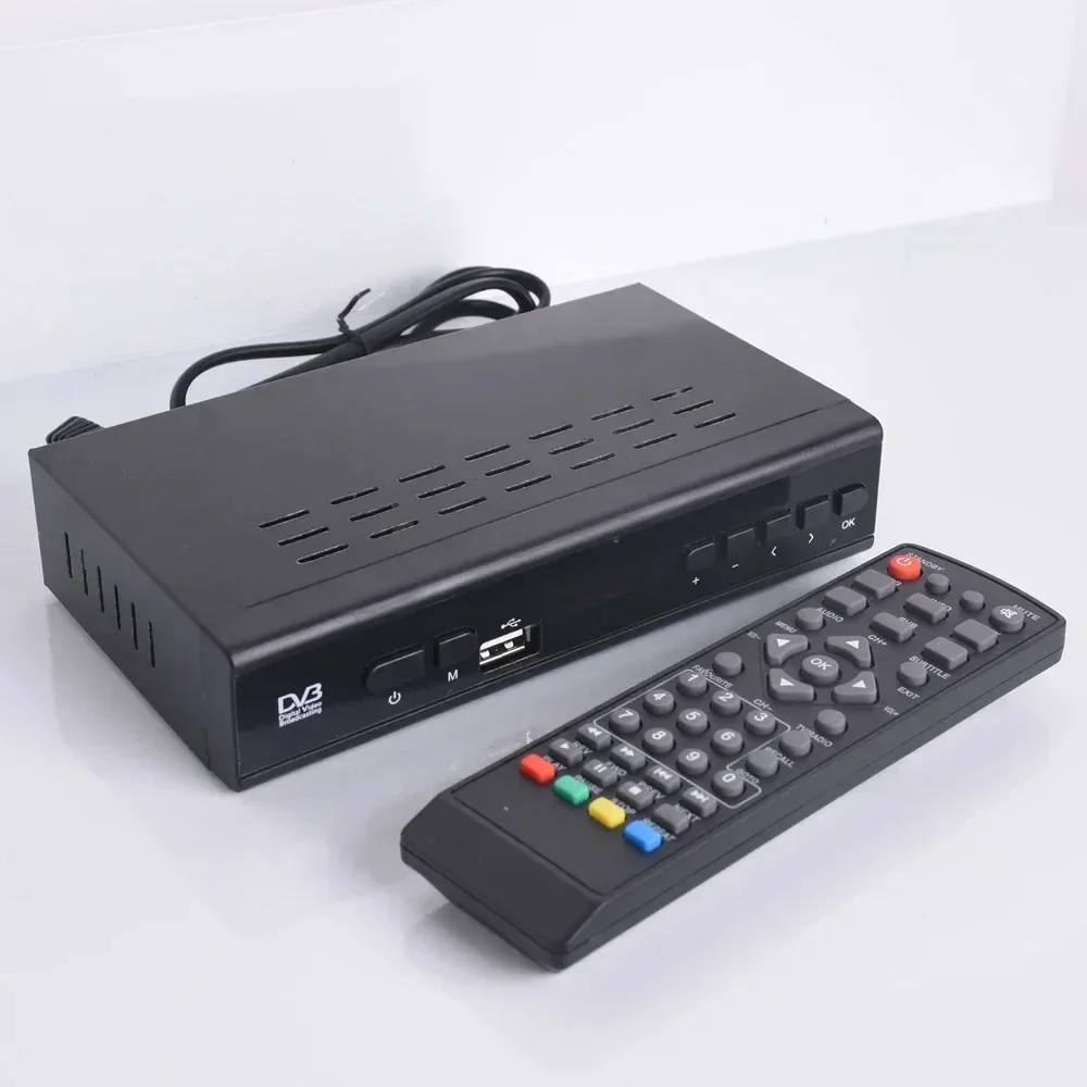 DVB T2 H.265 Digital TV Tuner  Spain TDT HD Decoder Terrestrial TV Receiver EPG Set Top Box Youtube with LAN Scart Interface