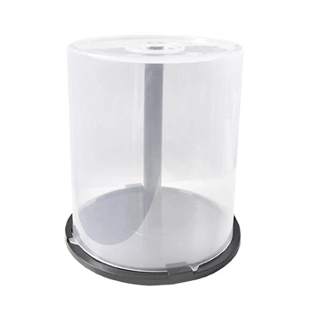 ABGN Large Capacity CD/DVD Storage Container Clear Plastic DVD Holder Compact Disk Organizer for Home Shelf