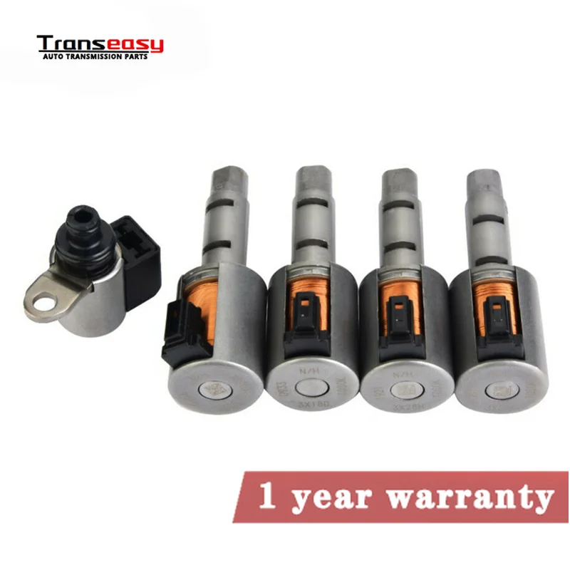 5PCS JF015E RE0F11A CVT Transmission Valve Body Solenoid Fits For Nissan Note Sentra 12-Up