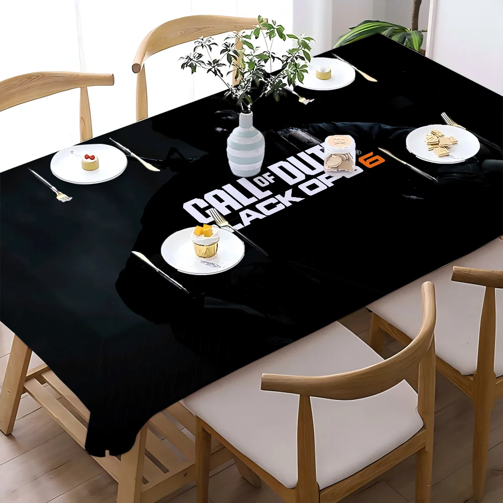 

1PC Call Of D-Duty Table Cloth Suitable For Holiday Parties Banquets Restaurants Kitchen Decoration