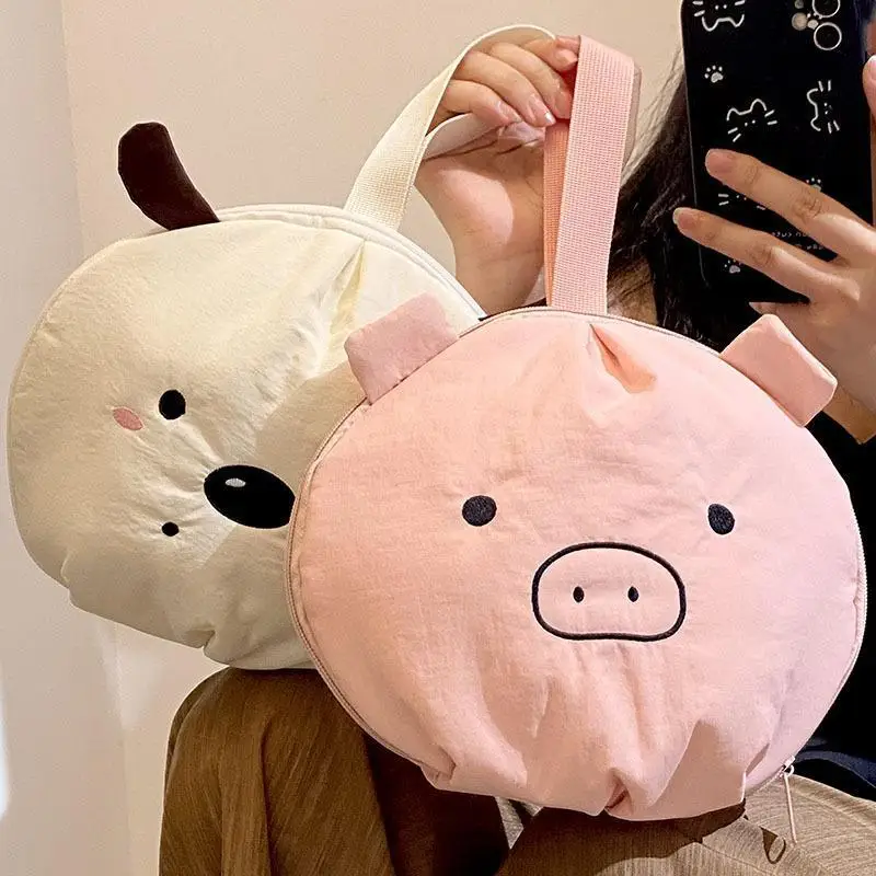 Elliptical Stereoscopic Makeup Underwear Socks Storage Bag Portable Storage Bag Cute Cartoon Bra Storage Bag Girls Gifts