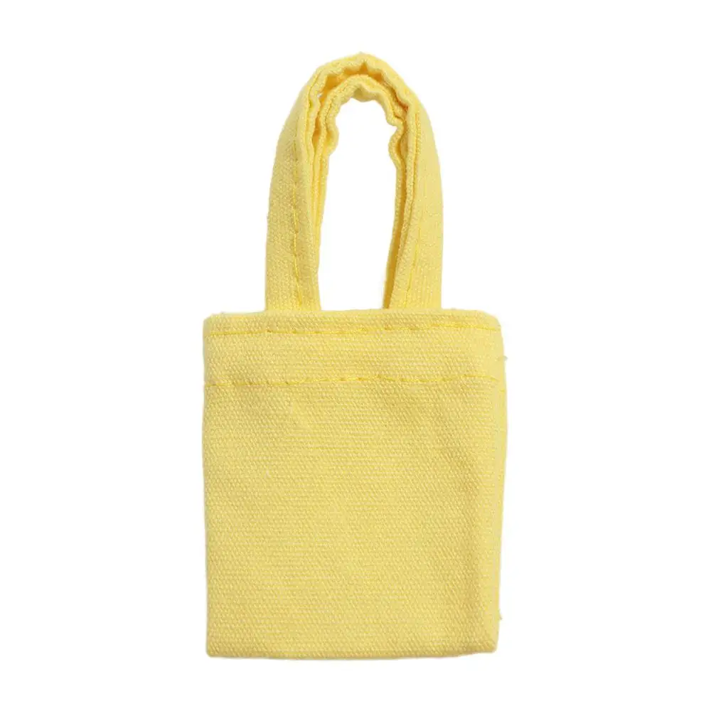 Bolsa de lona para vestir, bolsa de lona feita à mão, bolsa multicolorida, decoração em miniatura, presente para crianças