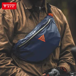 MOTOWOLF-Bolso de hombro impermeable para motocicleta, bandolera para montar de Caballero al aire libre, ocio
