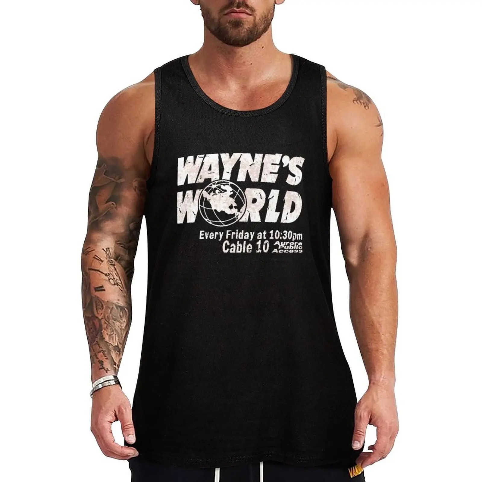 

Waynes World (SNL) Tank Top anime t-shirts Working vest Clothing