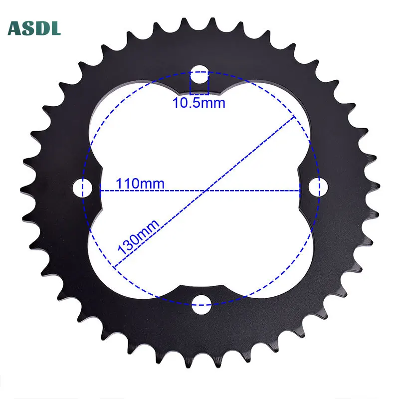 520 38T 13T Teeth Motorcycle Front Rear Sprocket For Honda TRX450R TRX450 R/ER 2004-2014 Motorbike Gear Wheel 520Chain 20CrMnTi