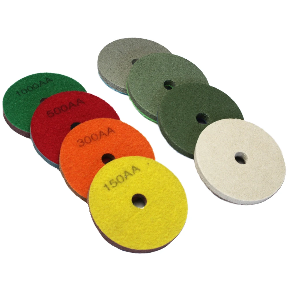 6“150mm Sponge Diamond Polishing Pads Granite Marble Artificial Stone Polishing Cleaning Tool Concrete Sanding Disc For Polisher