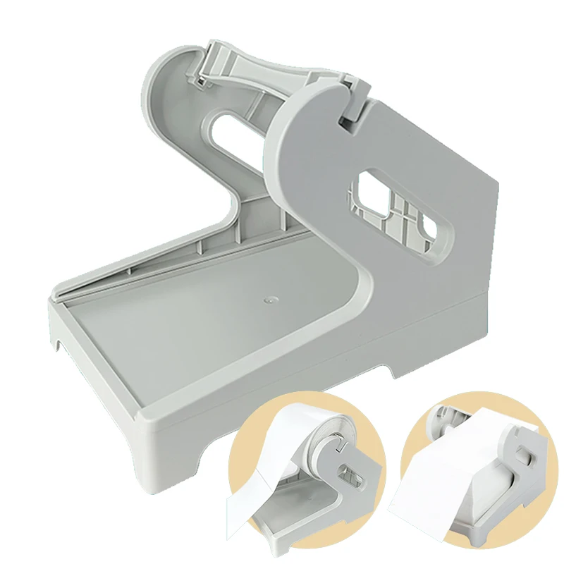 Label Holder for 4x6 Shipping Labels Printer Rolls and Fanfold Labels 2 in 1 Work for Desktop Themal Label Sticker