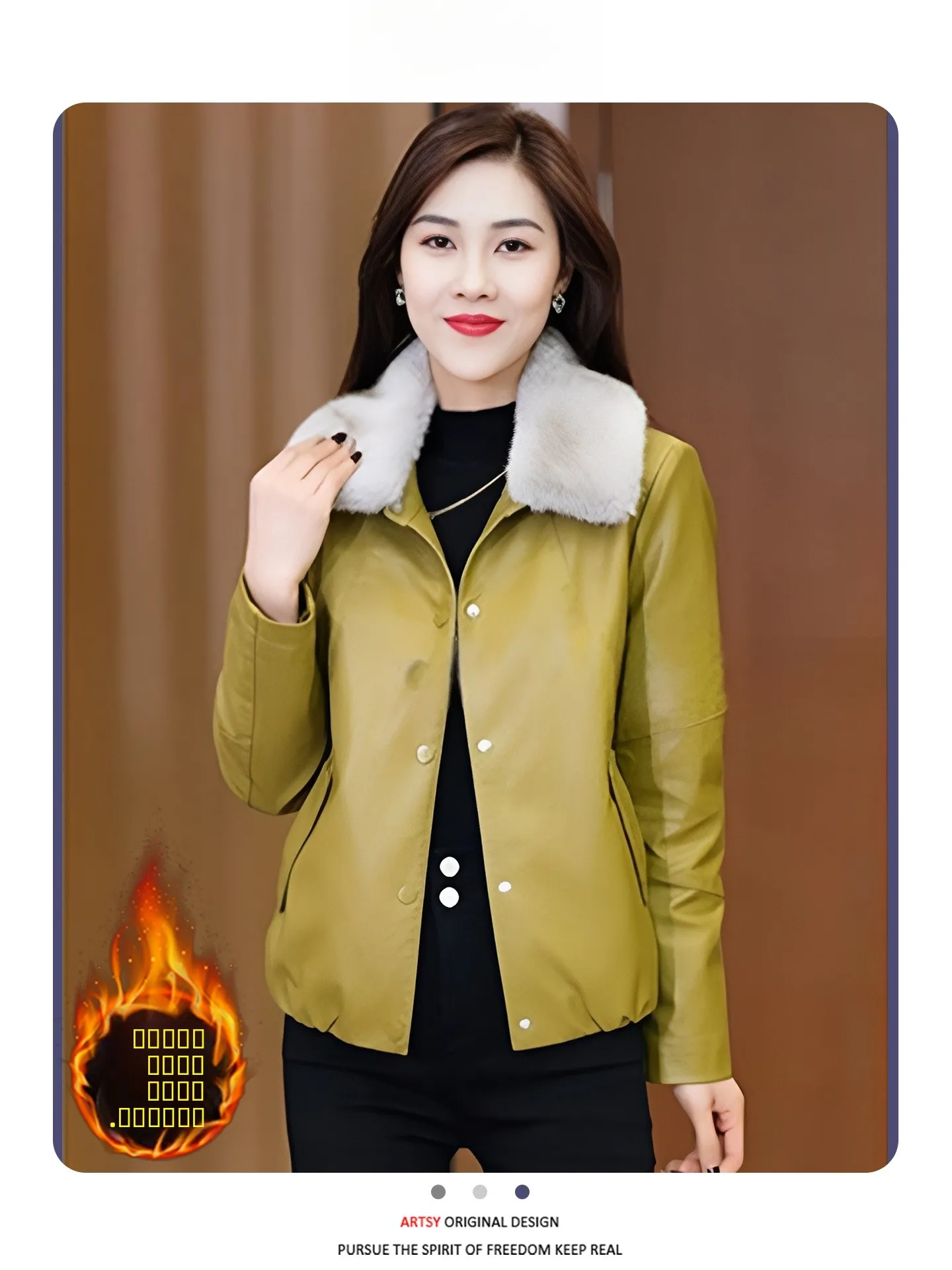 เสื้อแจ็คเก็ตหนังบุขนแกะสำหรับผู้หญิง แฟชั่นอเนกประสงค์ สำหรับฤดูใบไม้ร่วงและฤดูหนาว รุ่นใหม่ล่าสุด สไตล์ลำลอง เหมาะสำหรับการเดินทาง