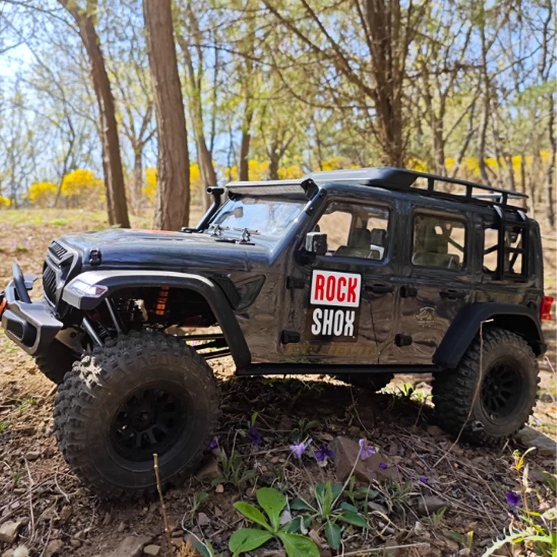 Mk07 Vehículo todoterreno eléctrico a escala 1/7, coche de escalada de juguete con Control remoto con función de bloqueo diferencial y de doble velocidad para niños