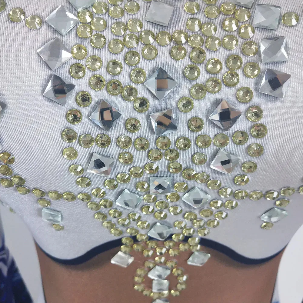 خمر المطبوعة الراين ارتداءها معبد كم يوتار فريق الرقص مرحلة الأداء ملابس النساء ملهى ليلي زي الحفلات #6