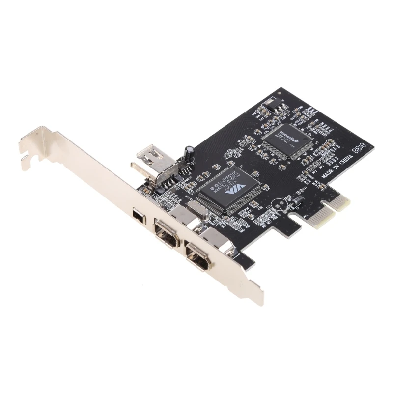 PCIE 1394A Video Controller Card 3 Ports 1394A Firewire PCI for Express