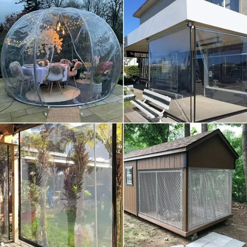 Rectangular Thick Transparent Plastic Cloth, Waterproof and Rainproof Membrane, Plant Fleshy Shade Cloth