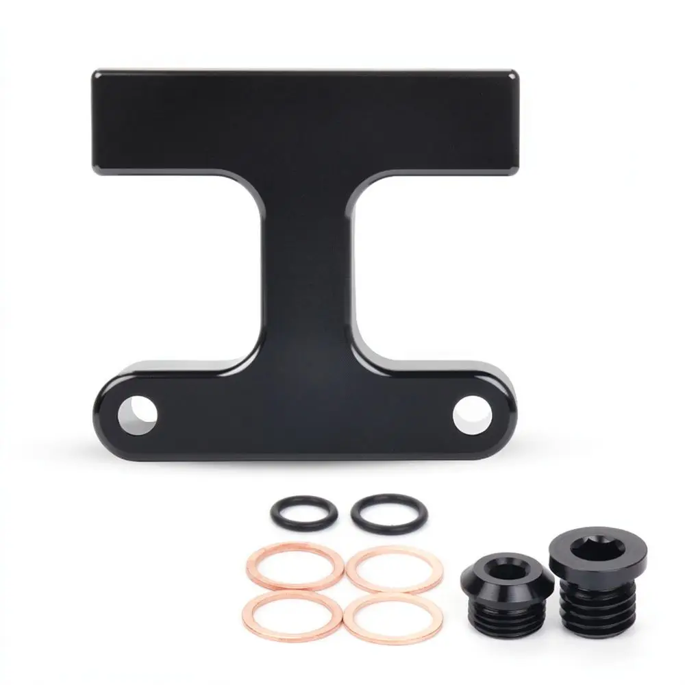 Aluminum Performance Fuel Filter Bypass For For Dodge Ram 5.9L 6.7L Cummins 2003 2009 Engine Modification Hardware