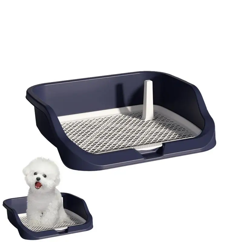 Pet Training Toilet Dogs Toilet Pee Pad Detachable Mesh Grids With Removable Tray Cat Training Toilet Anti-Splash Pet Toilet