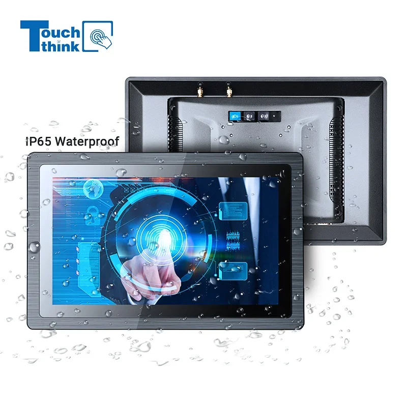2026 High Brightness Sunlight-Readable Win10 Android OS IP65 Resistive Touchscreen Industrial Automation Panel PC Embedded Andro