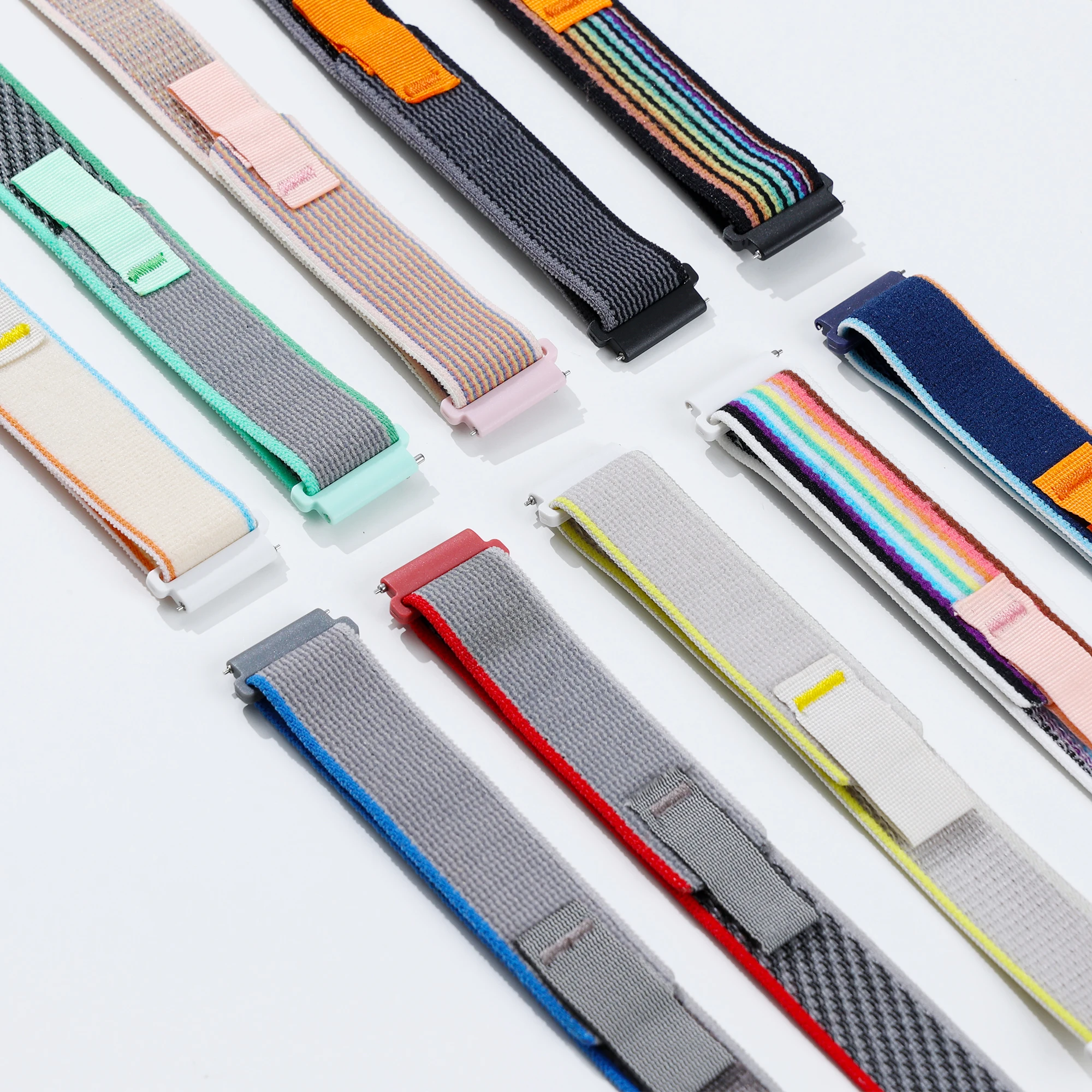 20 22mm pulseiras de náilon para huawei watch 4/3/gt3/4/5/6/2 pro para garmin forerunner265 965 samsung galaxy watch 4/5/6/7/fe pulseira