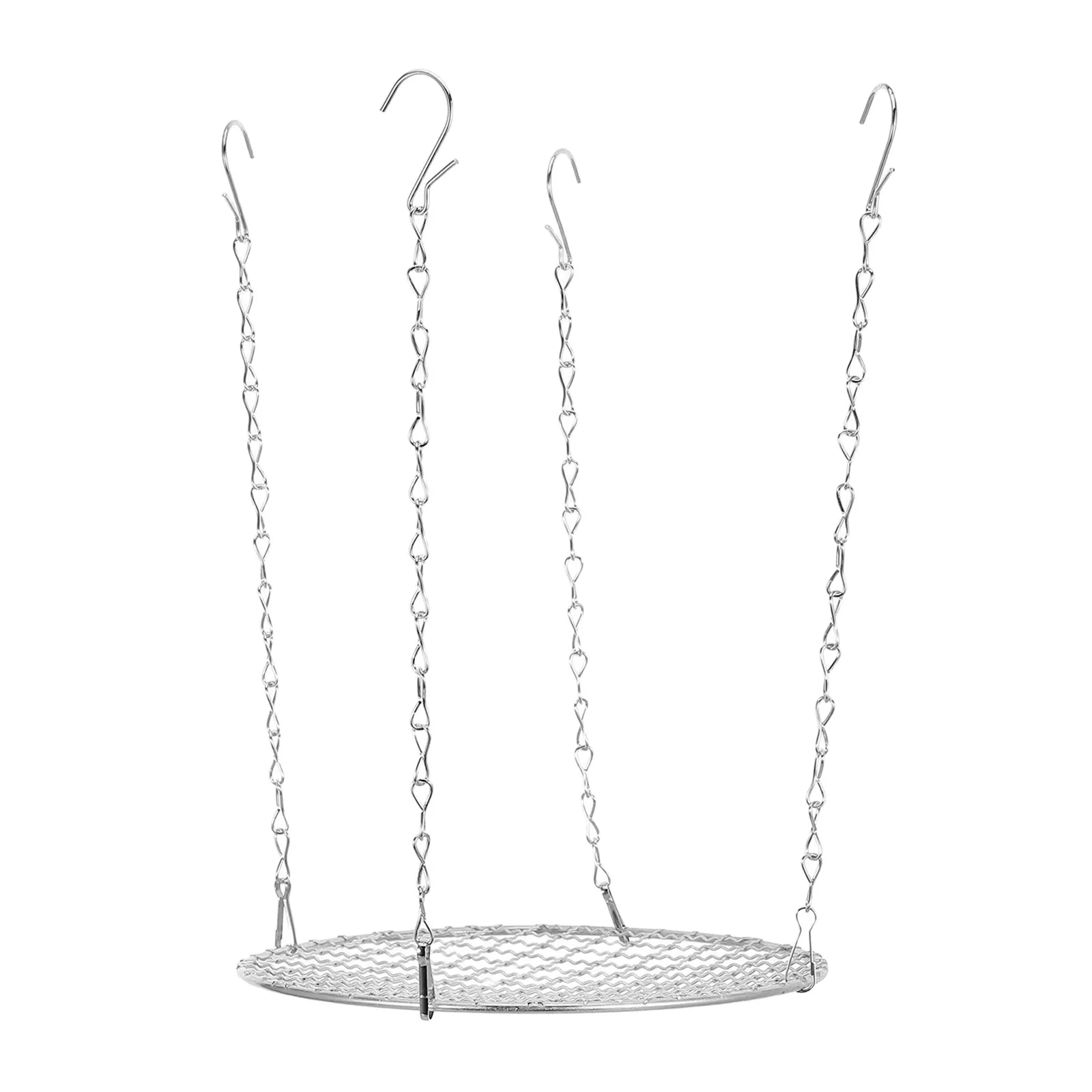 Adjustable Height Planter Insert Metal Chain 4 Hooks Planter Riser Heavy Duty Wedding Party Patio Outdoor Floral Display Insert