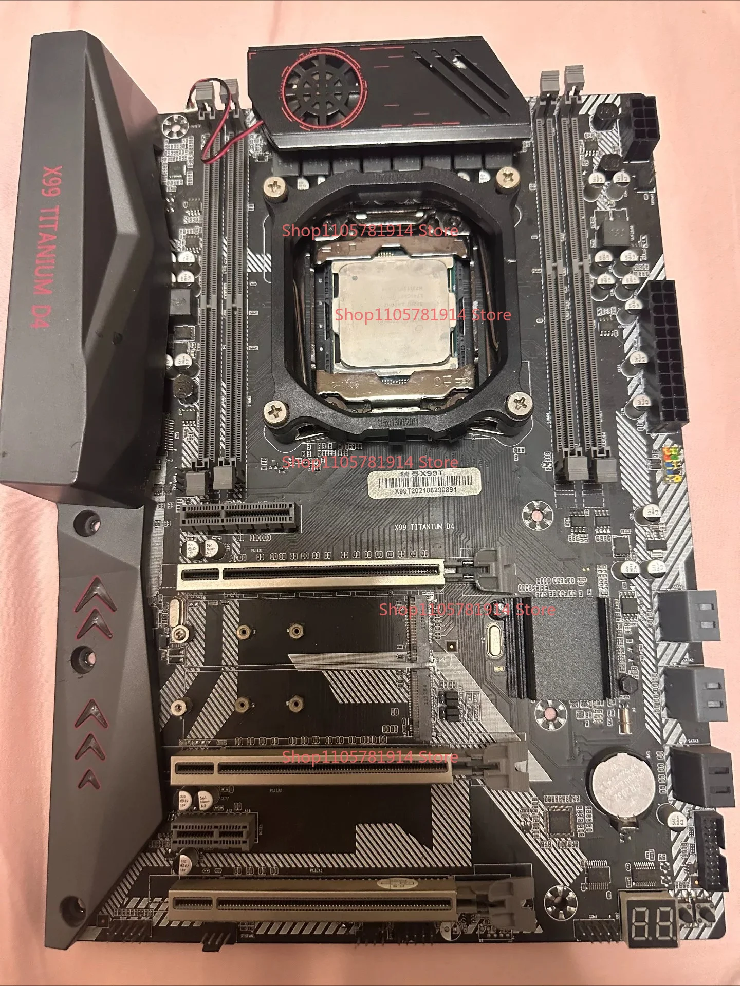 For X99 TITANIUM D4 Main Board, LGA 2011-3 Interface