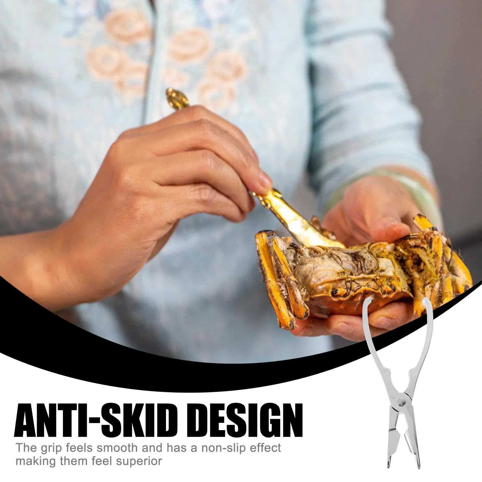 

5pcs Crackers Tools Set Eating Kit For Crab Legs Lobster Tails Oysters Crab Scissor Pick Kitchen Gadgets