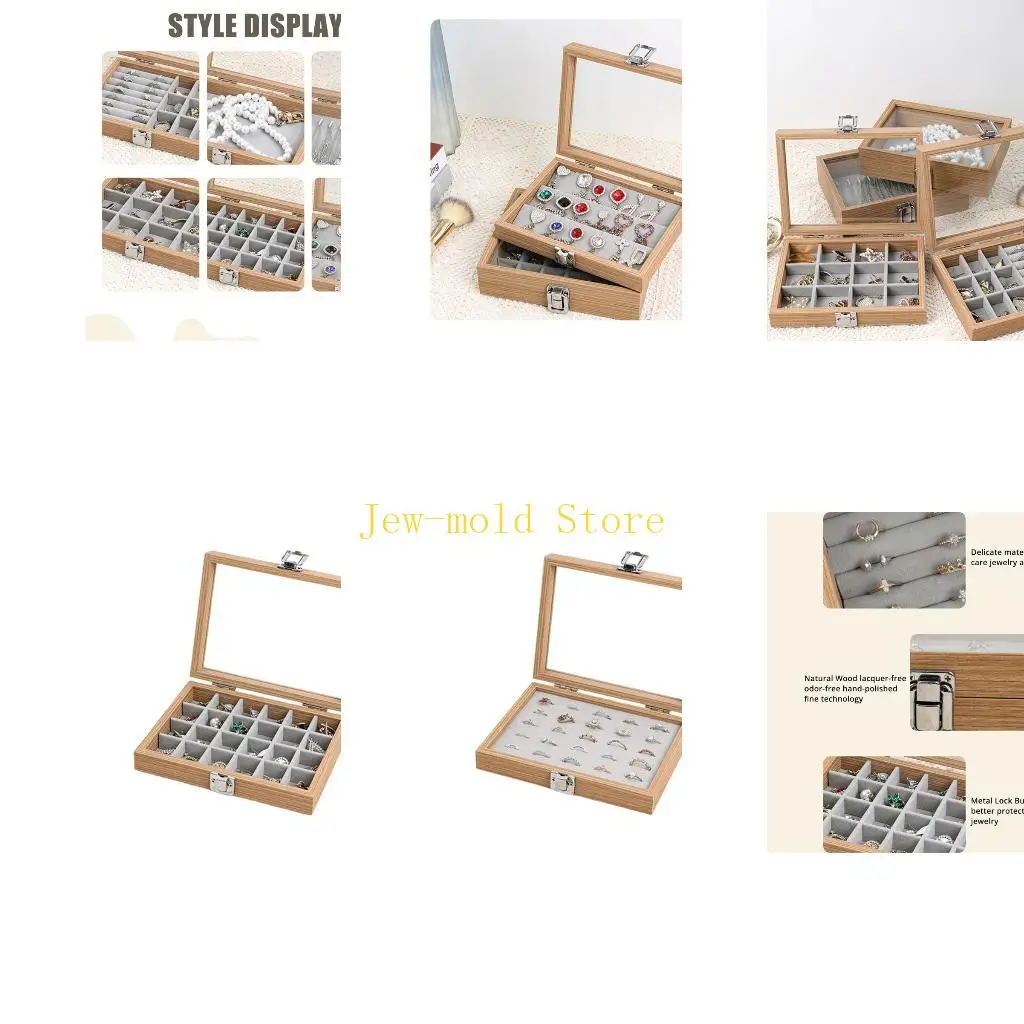 

C71B Jewelry Organiser for Dressing Table Or Store Display Necklace and Ring Holder
