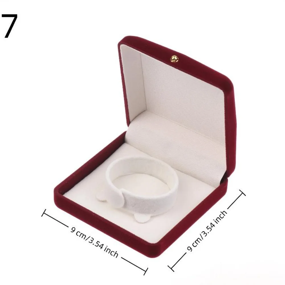 يتدفقون صندوق مجوهرات الذهب الأحمر مشبك عرض صندوق تخزين القرط سوار قلادة حلقة قلادة علبة التعبئة والتغليف علبة مجوهرات