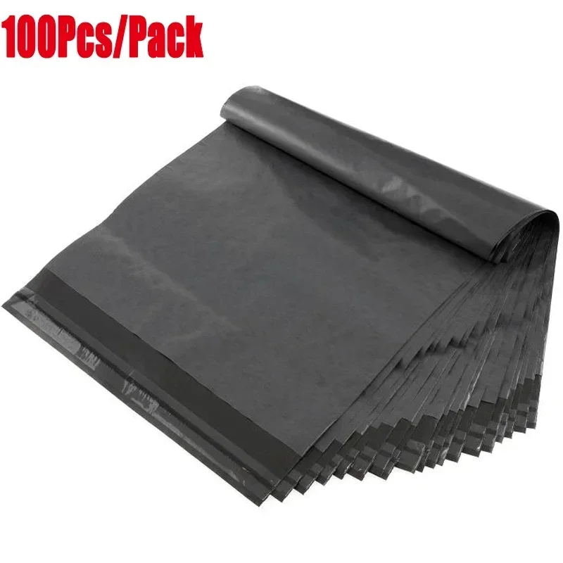 

Plastic Envelope Bags 100pcs Self-seal Adhesive Courier Storage Bag White Black Plastic Poly Envelope Mailer Shipping Bages