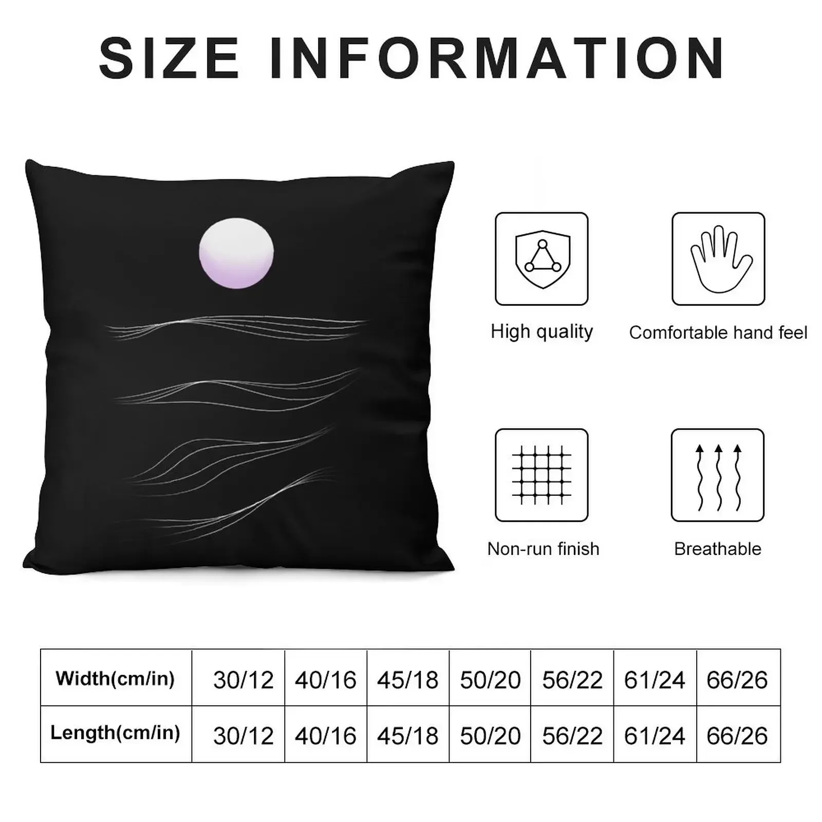 The Moon and The Waves Throw Pillow anime girl Cushion Cover Set luxury throw pillow covers pillow